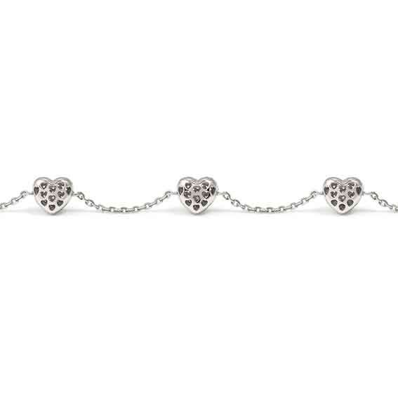 Nomination LIFEPOETRY Armband aus Sterling Silber & Zirkonia in Pavé-Fassung besetzte Schmuckelemente - Herz - rhodiniert – Ansicht 5