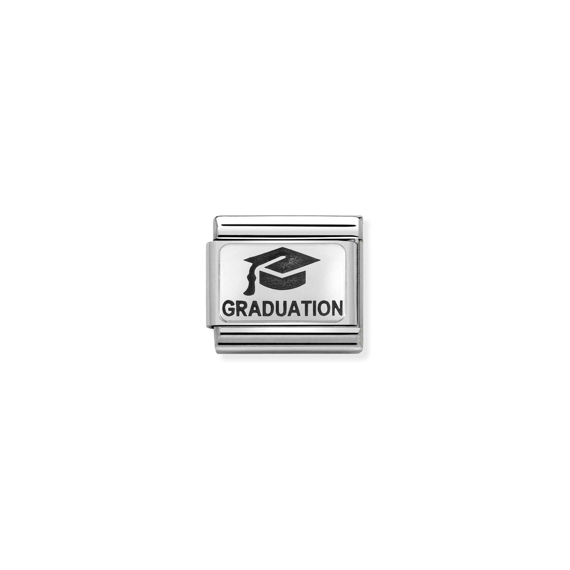 Nomination Composable Classic Charm Abschlusshut - Edelstahl, Sterling Silber