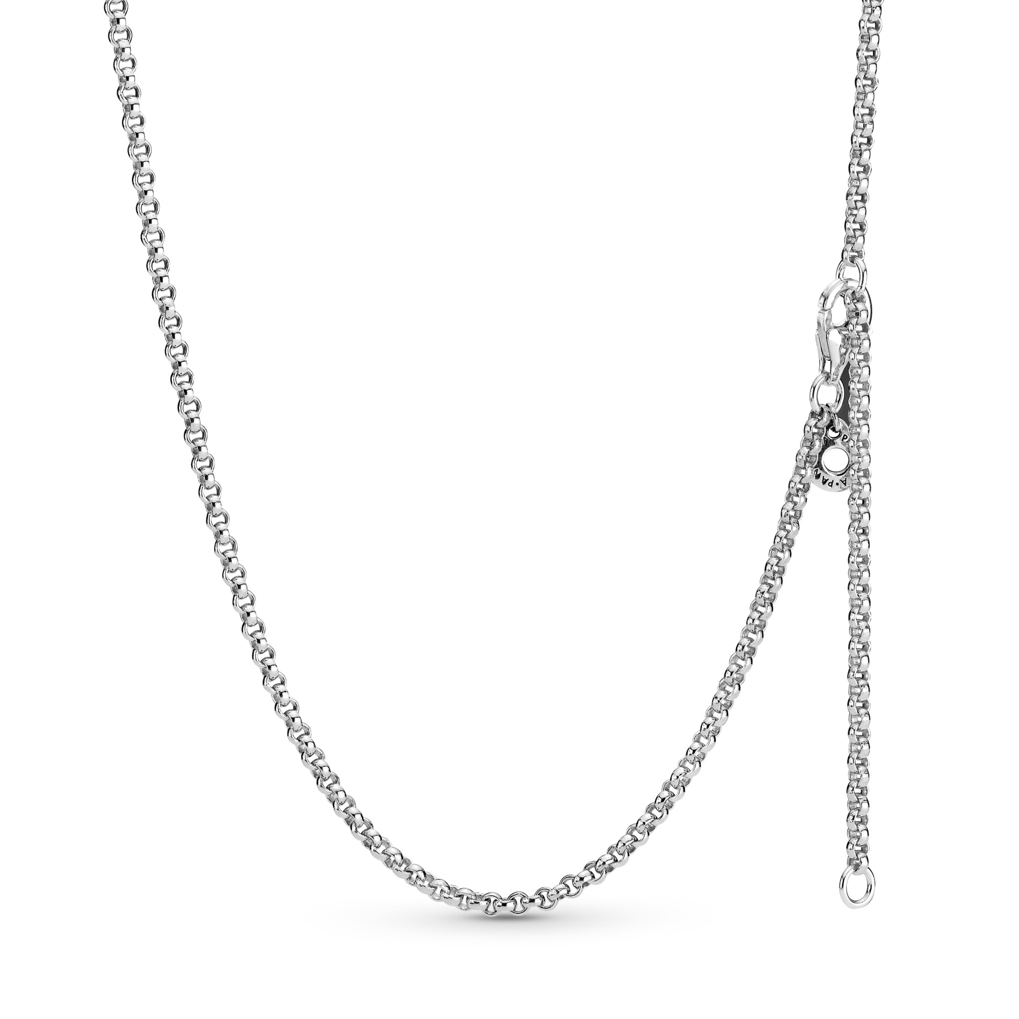 Pandora Kette - Sterling Silber Rolo-Kette - 60 cm – Ansicht 3