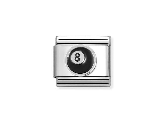Nomination 330202 51 - CLASSIC SYMBOLE aus - Emaille & Sterling Silber - 8-Ball