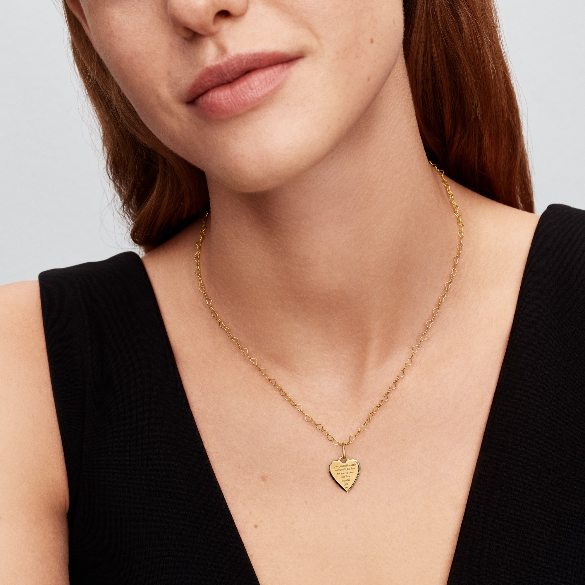 Pandora Herz Charm-Anhänger - Gelbgold Vergoldung – Ansicht 4