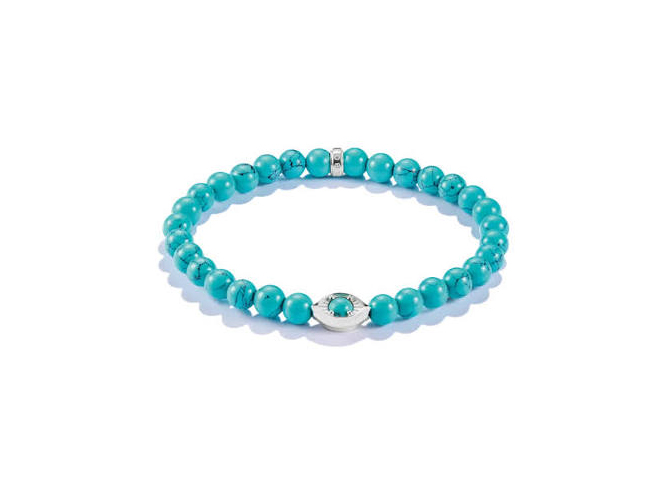Thomas Sabo ELYNDRA A2210-404-17-L19 Armband - 19 cm - Sterling Silber recy. & imit. Türkis