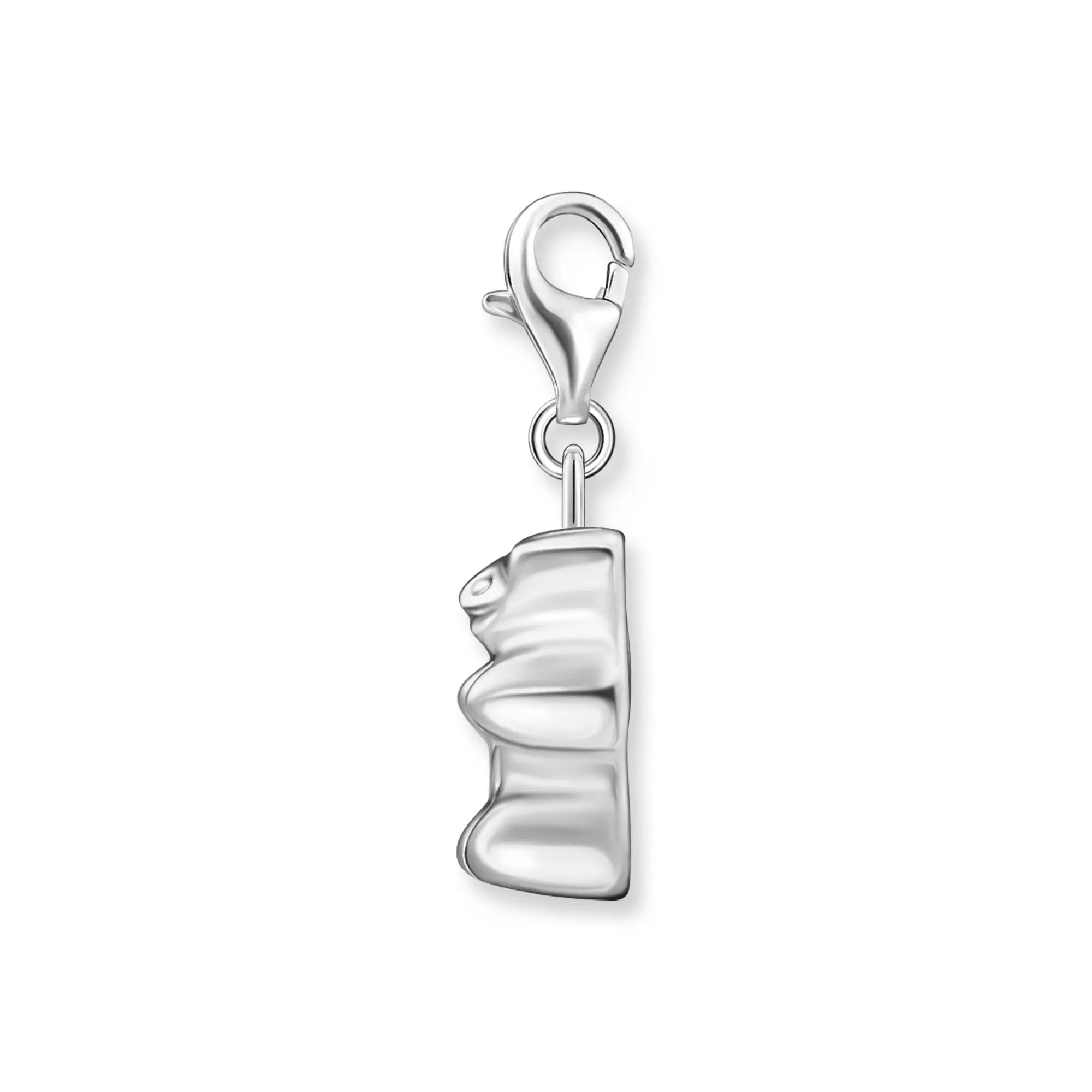 Thomas Sabo Charm-Anhänger - Goldbär Gummibärchen Silber - HARIBO – Ansicht 2