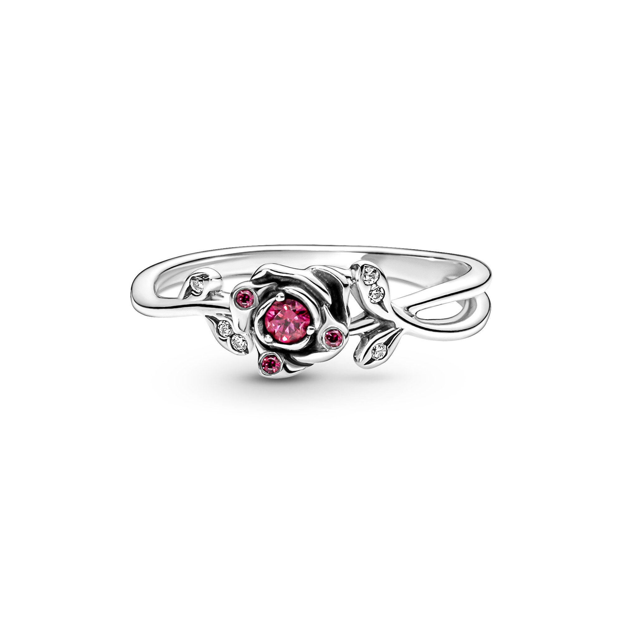 Pandora Ring - Disney - Die Schöne und das Biest - Rosenring - Sterling Silber - Zirkonia - Bunt Ansicht 2 – Ansicht 2