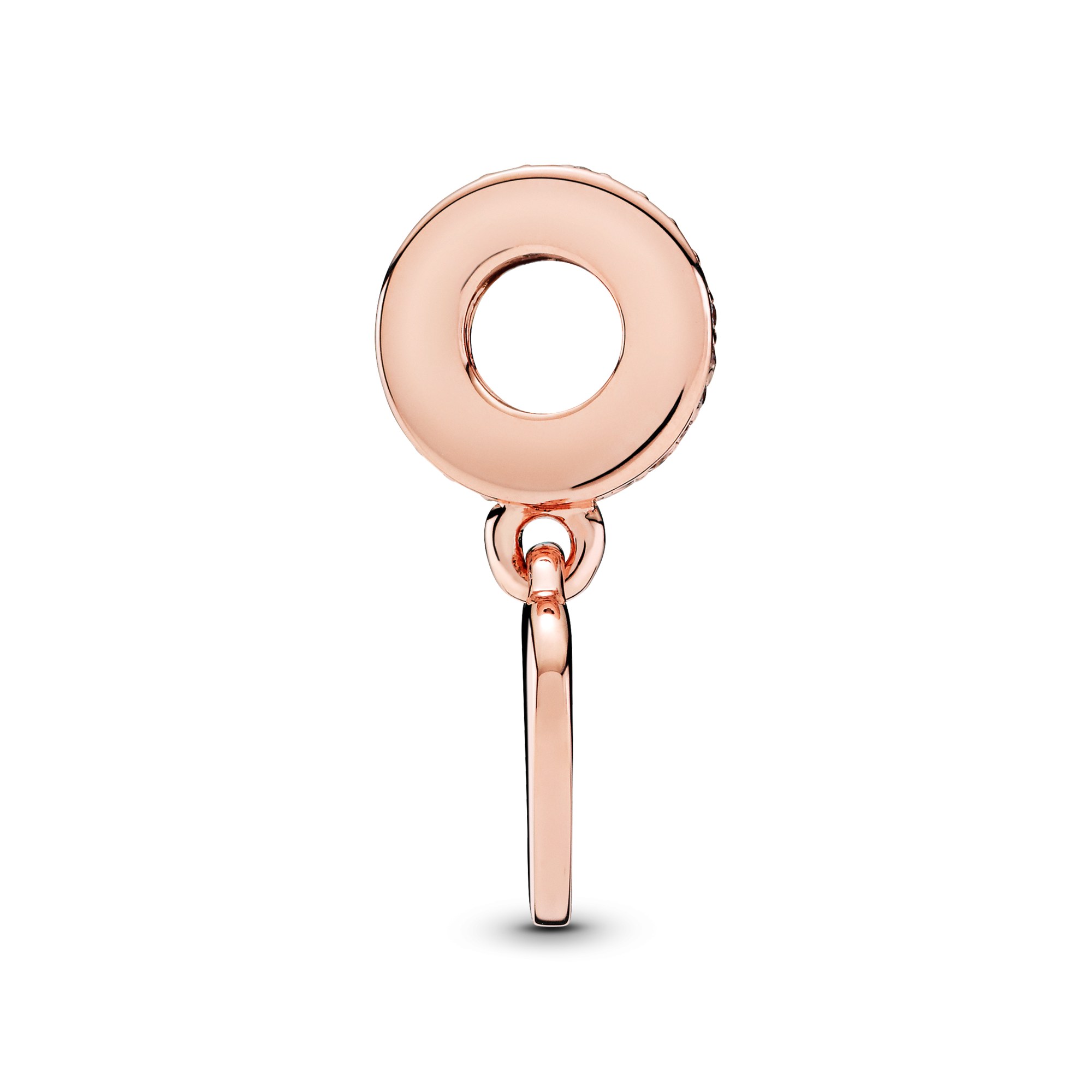 Pandora poliertes Herz - Roségold Vergoldung Charm - Zirkonia – Ansicht 4