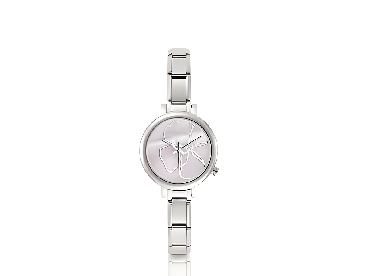 NOMINATION Classic Time Collection Uhr mit Lederarm in Rosa, Hersteller Nomination, elegante Uhr mit einem schlichten Ziffernblatt und einem stilvollen Design, ideal für jeden Anlass.