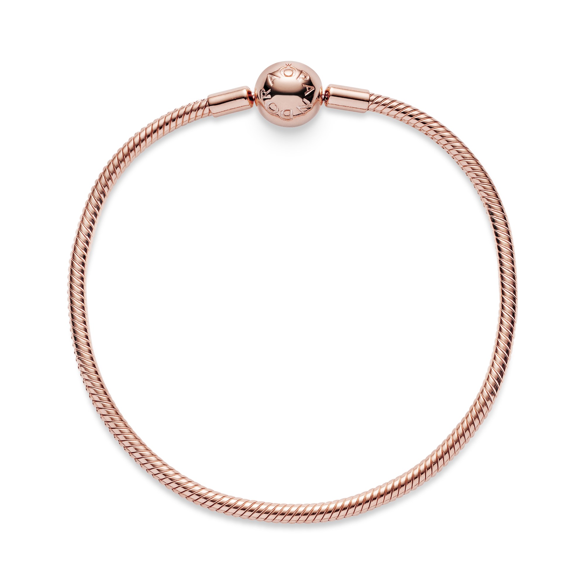 PANDORA Armband mit Kugelverschluss, glatt PANDORA Rose – Ansicht 2