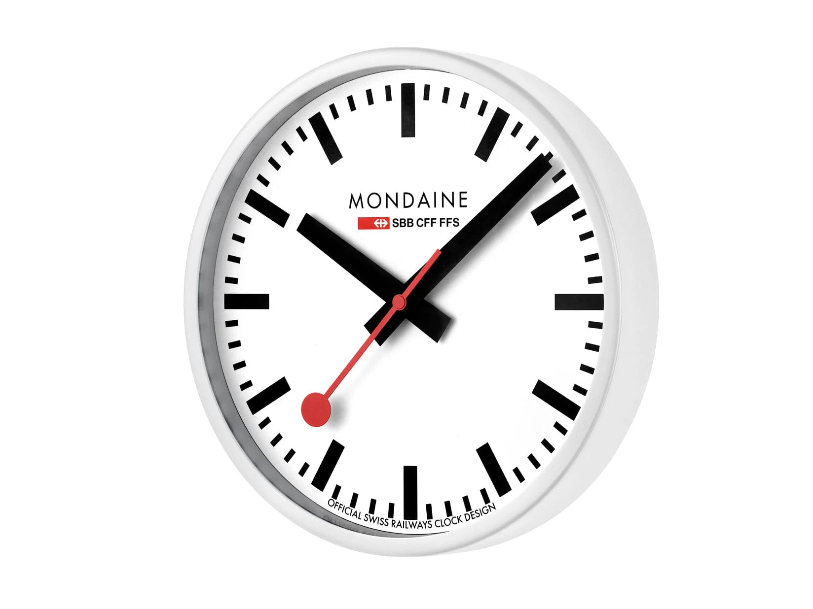 Mondaine Wanduhr A990.CLOCK.10SBB 25 cm - Weiß